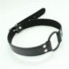 O-Ring gag cinghia pelle sintetica nero O-Ring gag cinghia pelle sintetica nero