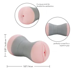 Masturbatore maschile doppio vagina e ano Masturbatore maschile doppio vagina e ano