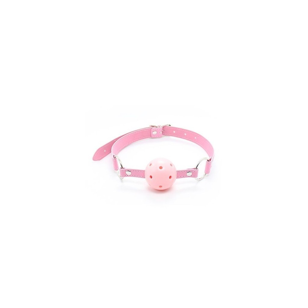 Breathable ball gag rosa traspirante morso pink bondage fetish costrittivo