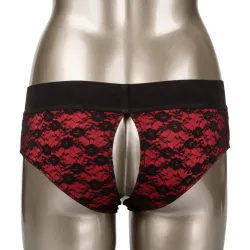 Slip donna pizzo strapon con dildo calexotics Slip donna pizzo strapon con dildo calexotics