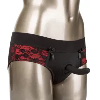 Slip strap-on senza cavallo con dildo per pegging