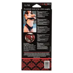 Slip donna pizzo strapon con dildo calexotics Slip donna pizzo strapon con dildo calexotics