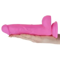 Fallo realistico Brush fucsia 21 cm