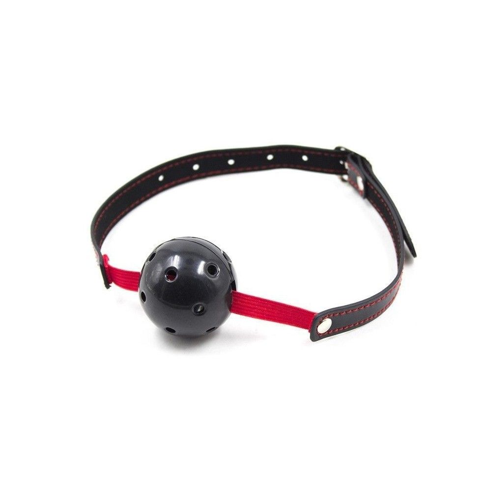 Breathable ball gag stretch nero morso fetish costrittivo bondage sexy black