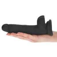 Fallo Realistico silicone Rod nero 19 cm