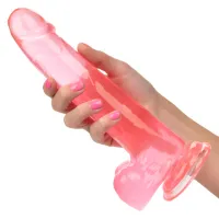 Fallo realistico ventosa Queen 25 cm rosa
