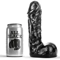 Dildo realistico nero 19,5 cm All Black Dildo realistico nero 19,5 cm All Black