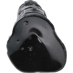 Fallo realistico e testicoli 18 cm All Black Fallo realistico e testicoli 18 cm All Black