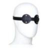 Maschera bdsm copri occhi nera finta pelle Maschera bdsm copri occhi nera finta pelle