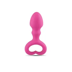 Plug anale heart clip tip cuore fucsia Plug anale heart clip tip cuore fucsia