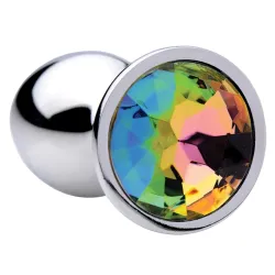 Butt plug alluminio arcobaleno Medium Butt plug alluminio arcobaleno Medium