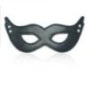Sexy Maschera Mistery in pelle sintetica nera