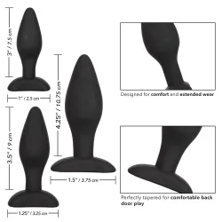 Kit 3 Plug anali Silicone Anal Exerciser Kit 3 Plug anali Silicone Anal Exerciser