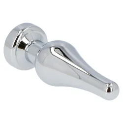 Plug anale Ace Of Spades metallo pietra rossa Plug anale Ace Of Spades metallo pietra rossa