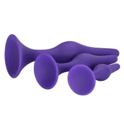 Kit 3 plug anali Booty Call trainer viola Kit 3 plug anali Booty Call trainer viola