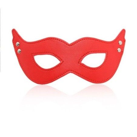 Sexy Maschera Mistery pelle sintetica rossa