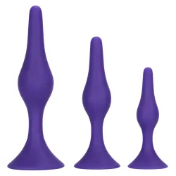Kit 3 plug anali Booty Call trainer viola Kit 3 plug anali Booty Call trainer viola