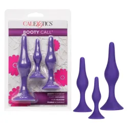 Kit 3 plug anali Booty Call trainer viola Kit 3 plug anali Booty Call trainer viola