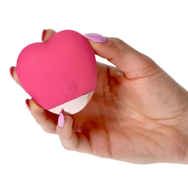 Stimolatore vaginale clitoride fucsia cuore