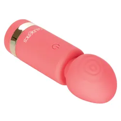 Mini wand massaggiatore in silicone rosa Mini wand massaggiatore in silicone rosa