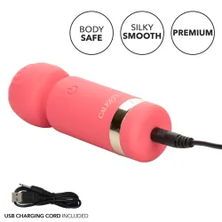 Mini wand massaggiatore in silicone rosa Mini wand massaggiatore in silicone rosa
