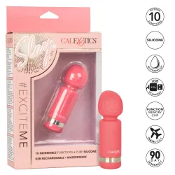 Mini wand massaggiatore in silicone rosa Mini wand massaggiatore in silicone rosa