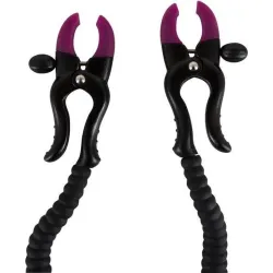 Pinze vagina e divaricatore in silicone nero Pinze vagina e divaricatore in silicone nero