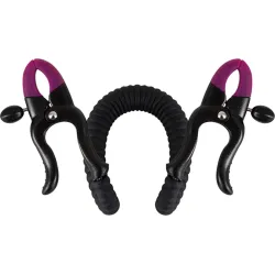 Pinze vagina e divaricatore in silicone nero Pinze vagina e divaricatore in silicone nero