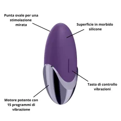 Stimolatore vaginale Lay-on Purple Pleasure Stimolatore vaginale Lay-on Purple Pleasure
