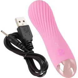 Mini Vibratore classico in silicone rosa Mini Vibratore classico in silicone rosa