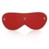 Maschera copriocchi ecopelle rossa Maschera copriocchi ecopelle rossa