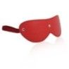 Maschera copriocchi ecopelle rossa Maschera copriocchi ecopelle rossa