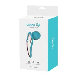 Stimolatore clitoride vibrante Luxury Top blu Stimolatore clitoride vibrante Luxury Top blu