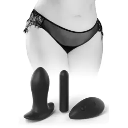 Slip vibranti con 1 plug anale e 1 bullet Slip vibranti con 1 plug anale e 1 bullet
