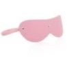 Maschera copriocchi ecopelle rosa Maschera copriocchi ecopelle rosa