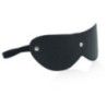Maschera copriocchi ecopelle nera Maschera copriocchi ecopelle nera