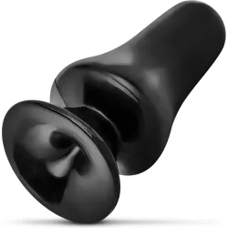 Plug anale con ventosa 12 cm All Black Plug anale con ventosa 12 cm All Black