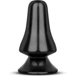 Plug anale con ventosa 12 cm All Black Plug anale con ventosa 12 cm All Black
