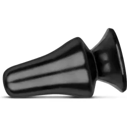 Plug anale con ventosa 12 cm All Black Plug anale con ventosa 12 cm All Black