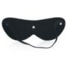 Maschera copriocchi ecopelle nera Maschera copriocchi ecopelle nera