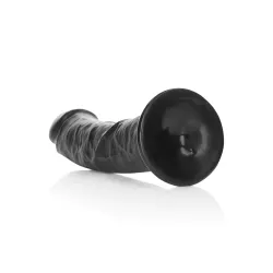 Maxi Dildo curvo ventosa 22,5 cm nero Maxi Dildo curvo ventosa 22,5 cm nero