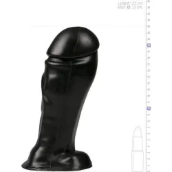 Dildo XL con punta larga nero 22 cm Dildo XL con punta larga nero 22 cm