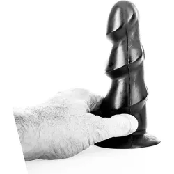 Butt Plug XL a 3 strati stimolanti All Black Butt Plug XL a 3 strati stimolanti All Black