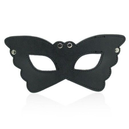 Maschera bdsm farfalla ecopelle nera