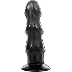 Butt Plug XL a 3 strati stimolanti All Black Butt Plug XL a 3 strati stimolanti All Black