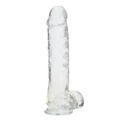 Dildo maxi realistico trasparente 25 cm Dildo maxi realistico trasparente 25 cm