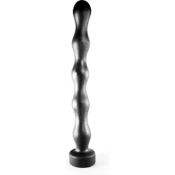 Dildo anale maxi con palline All Black Dildo anale maxi con palline All Black