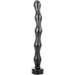 Dildo anale maxi con palline All Black Dildo anale maxi con palline All Black