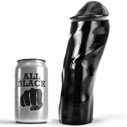 Dildo XL glande pronunciato 20 cm All Black Dildo XL glande pronunciato 20 cm All Black