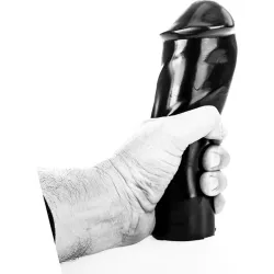 Dildo XL glande pronunciato 20 cm All Black Dildo XL glande pronunciato 20 cm All Black